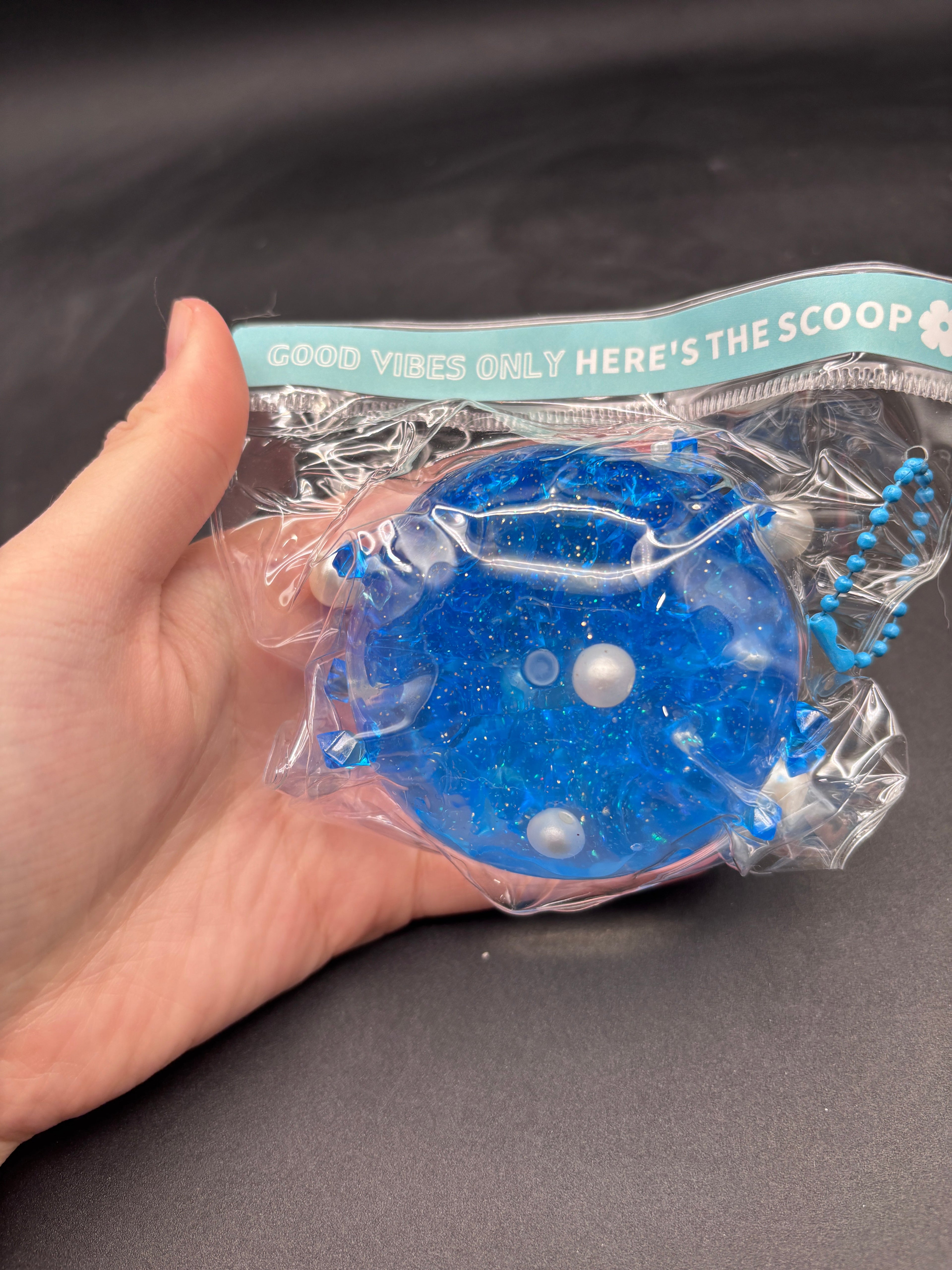 Large glitter gummy bear slime Stress Ball