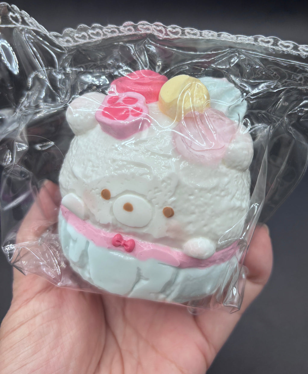 Frozen butter Large polar bear cupcake cute taba squishy