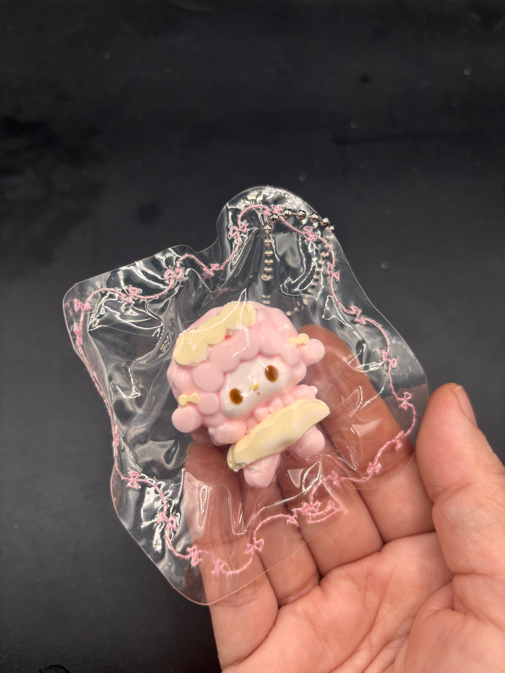 Cute mini keychain sweet piano ballet taba squishy